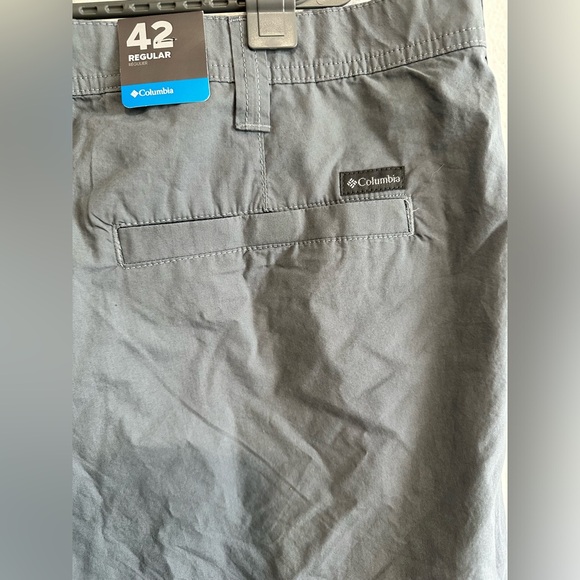 Columbia‎ Men's Washed Out™ Shorts Size 42 Regular 10” Inseam NWT Gray Chino - Picture 8 of 8